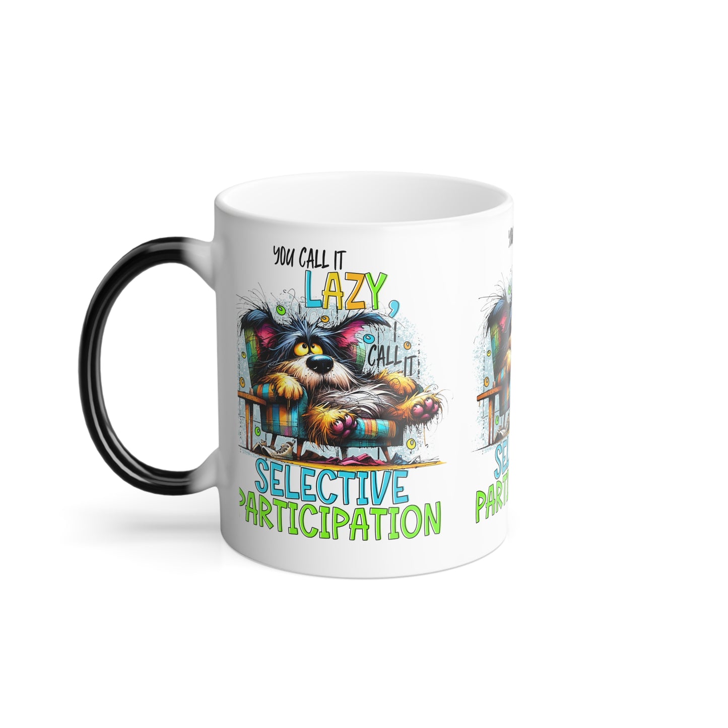 Color Morphing Mug, 11oz - Funny Quote Heat Sensitive Ceramic Cup, Birthday - Mega Mug Shop