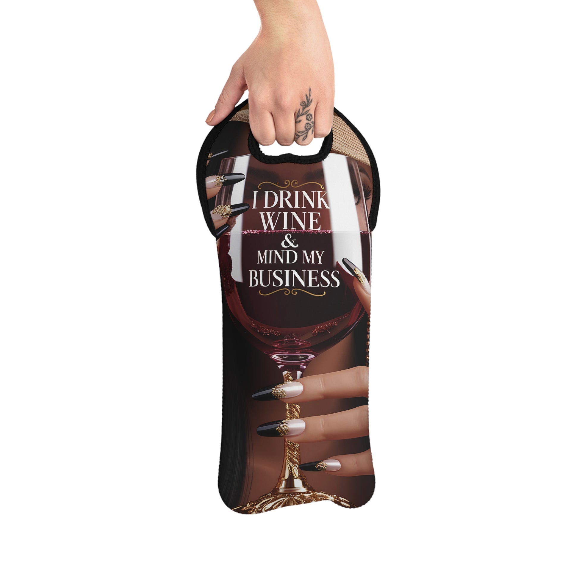 Neoprene Wine Tote Bag for Women - Mega Mug Shop