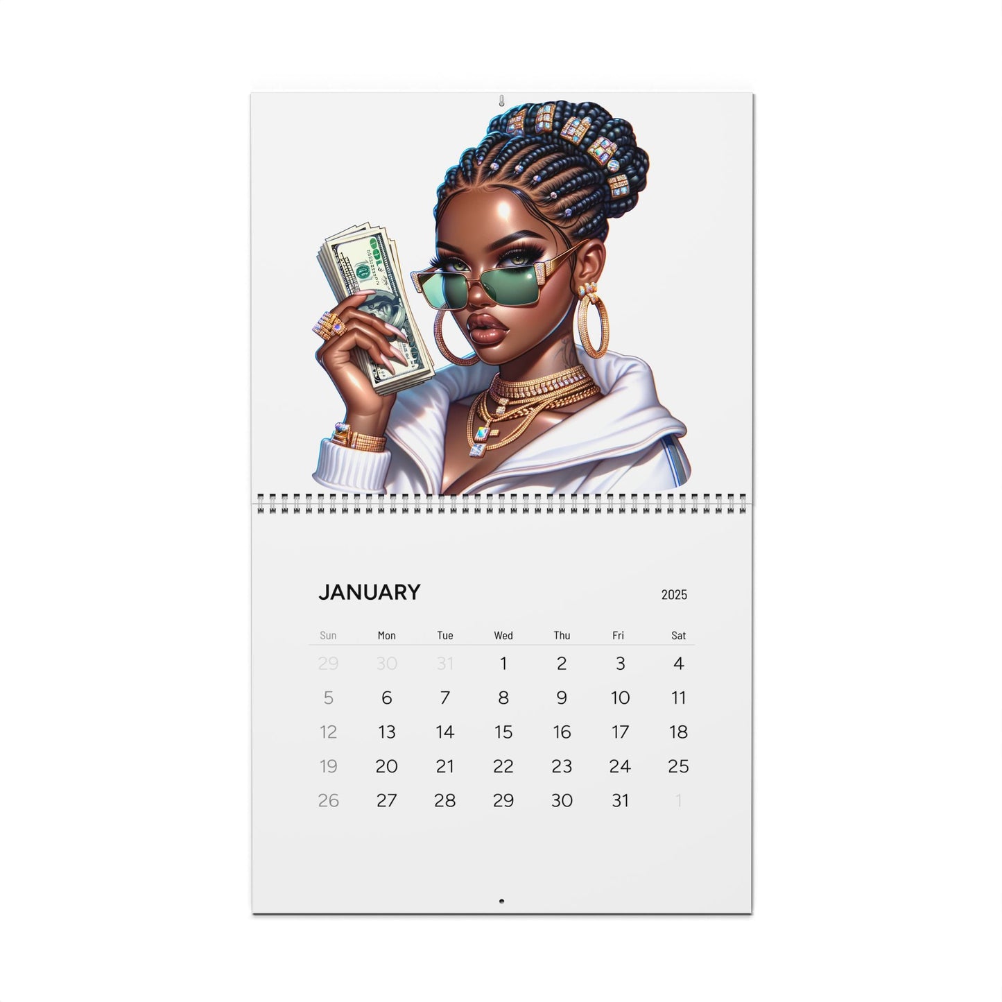 2025 Wall Calendar For A Queen – Mark Your Year in Style!