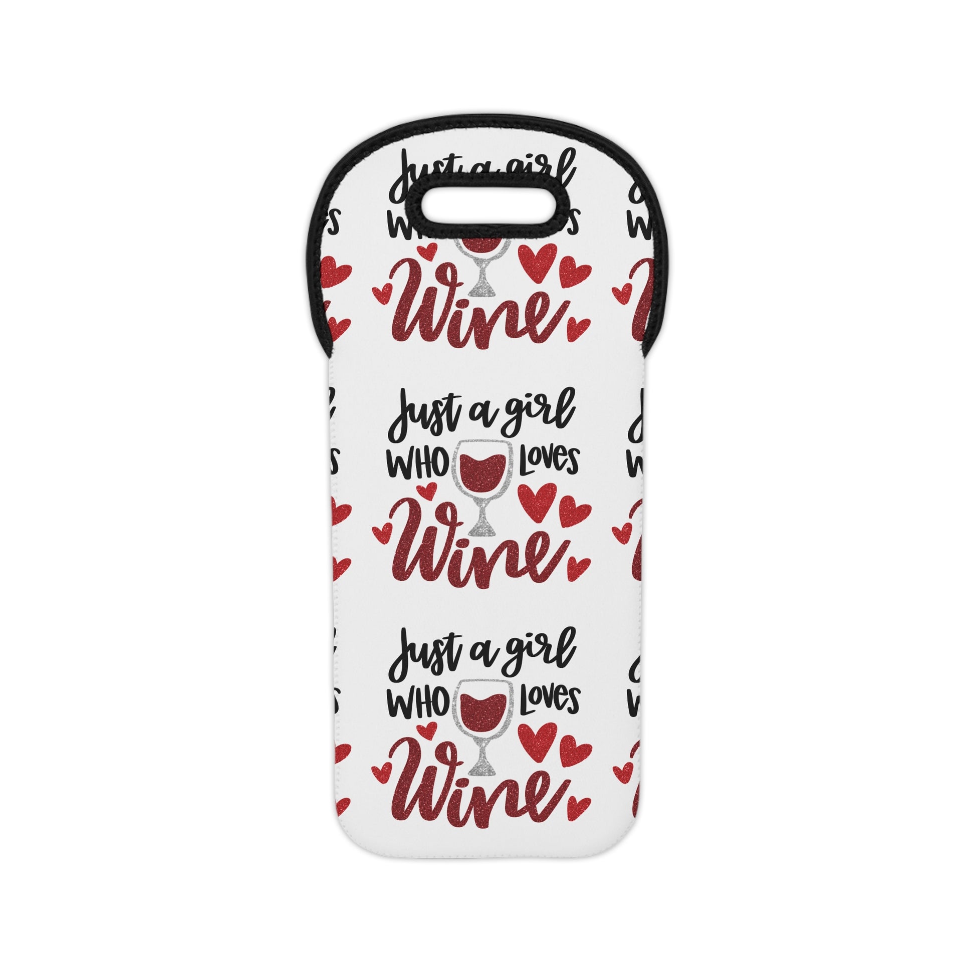 Neoprene Wine Tote Bag for Women - Love My Wine - Mega Mug Shop